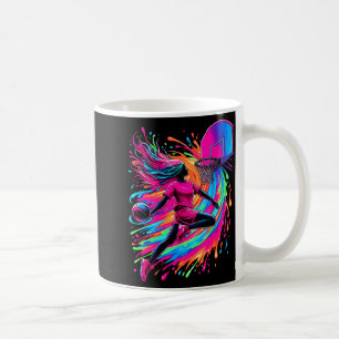 Basketball Girl Colorful Coffee Mug