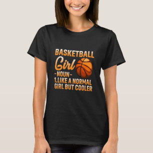 Basketball Girl Definition Basket Ball Woman Sport T-Shirt