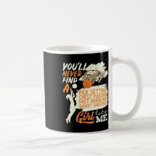Basketball Girl Like Me Shooting Dribbling Coffee Mug