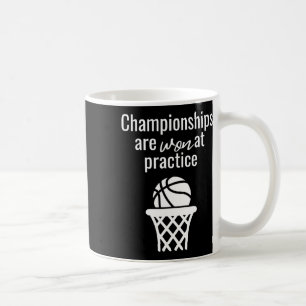 Basketball Girl Motivational Quote Top Coffee Mug