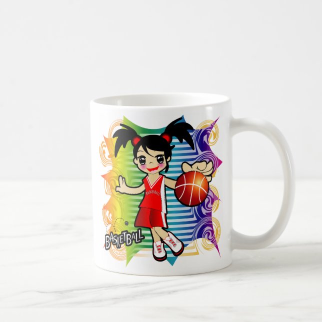 basketball girl mug (Right)