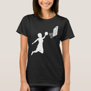 Basketball Girl Slam Dunk Basketball Basketball T-Shirt