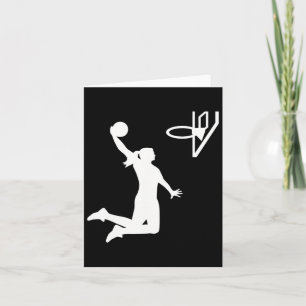 Basketball Girl Woman Card