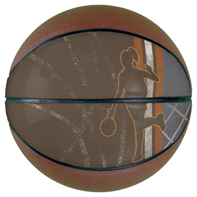Basketball Girl Woman Custom Personalise (Front)