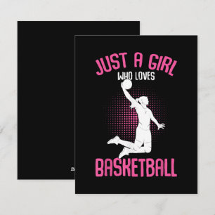 Basketball Girl Women Holiday Card