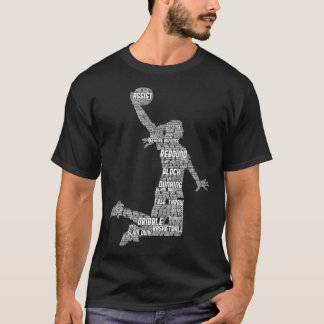 Basketball Girl Women Kids Girls  T-Shirt