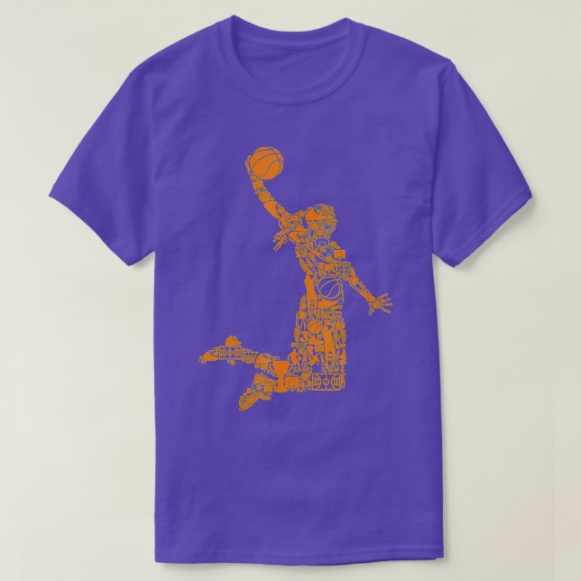 Basketball Girl Women Kids  T-Shirt (Design Front)