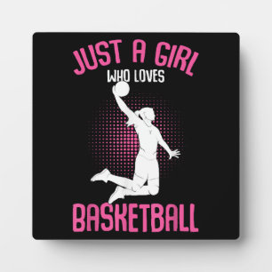 Basketball Girl Women Plaque
