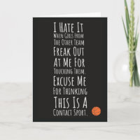 Basketball Girls Cards Women Sports Team For Her
