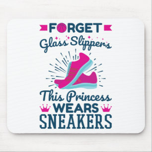 Basketball Girls This Princess Wears Sneakers Mouse Mat