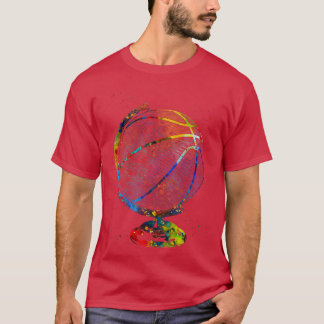Basketball Globe 4 T-Shirt