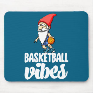 Basketball Gnome Baseball Game Celebration Women Mouse Mat