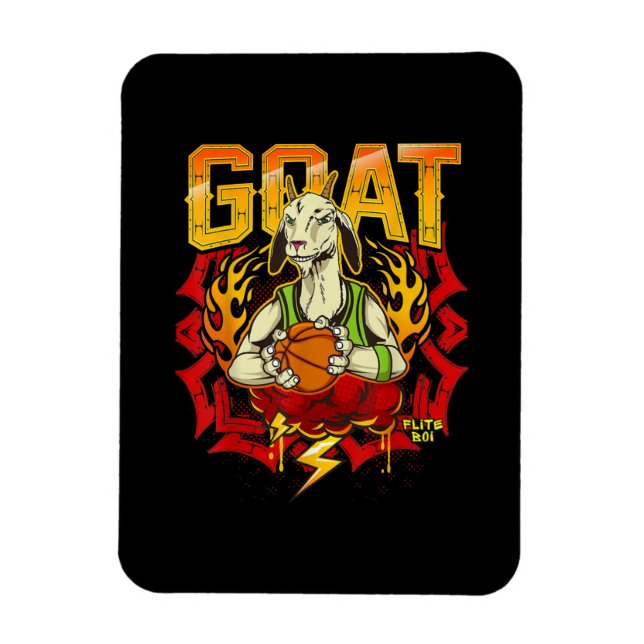 Basketball Goat Gift Magnet (Vertical)