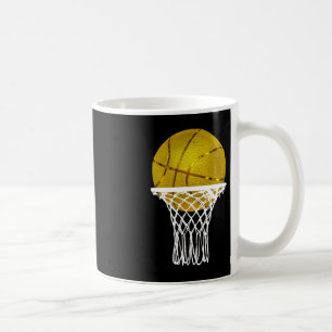 Basketball Gold Bball Trophy Sport Lover Gift Men Coffee Mug