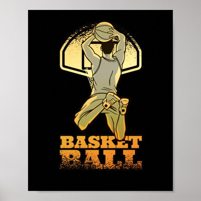 Basketball Gold W  Poster (Front)