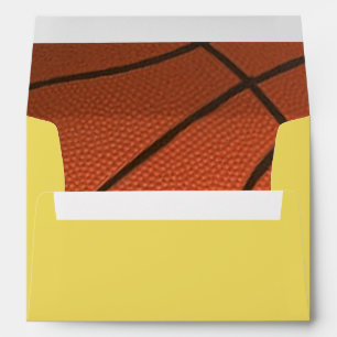Basketball Golden Personalised Envelope