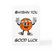 basketball good luck cards