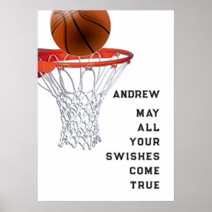 Basketball Good Luck Poster