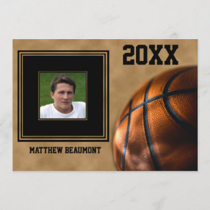 Basketball Graduation Announcement