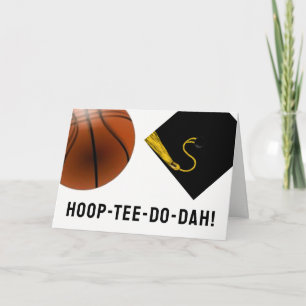 Basketball Graduation Card