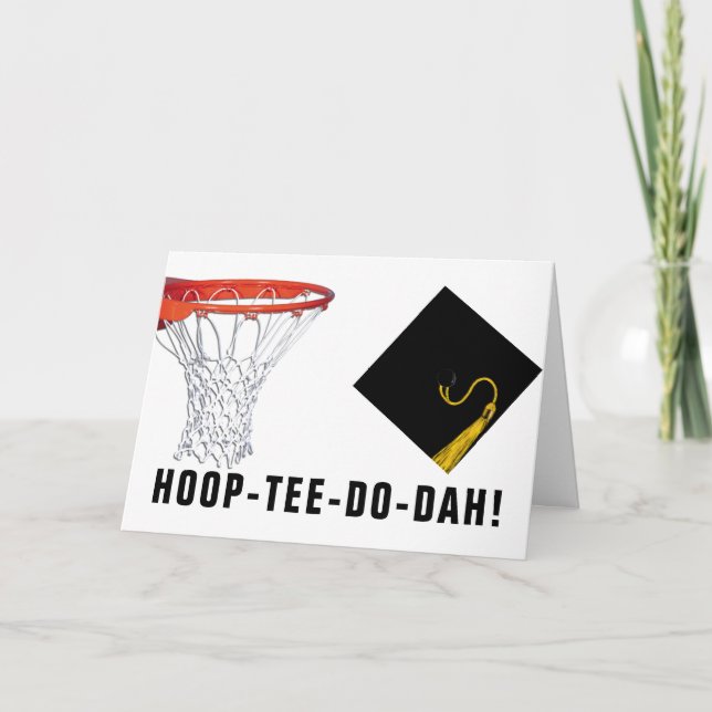 Basketball Graduation Card (Front)