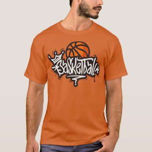 Basketball Graffiti Art T-Shirt