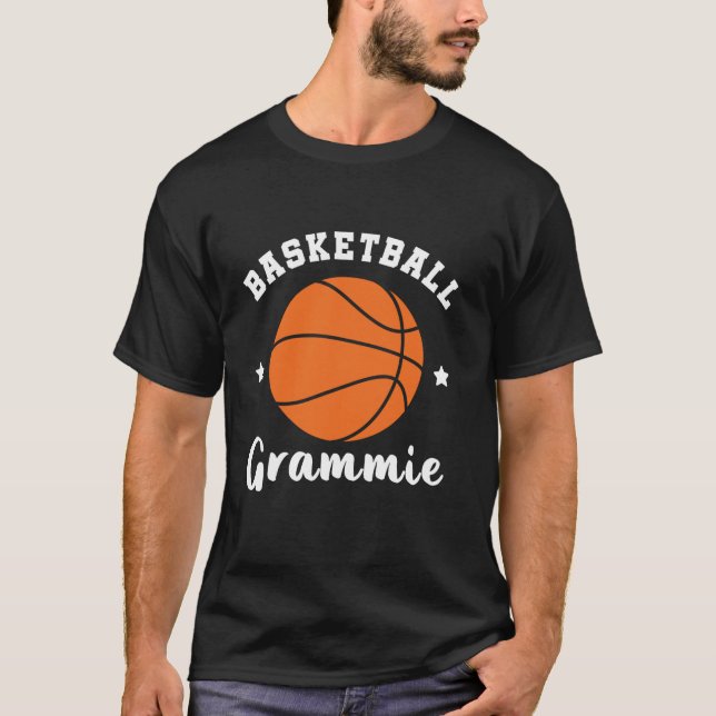 Basketball Grammie Matching Family Basketball Team T-Shirt (Front)
