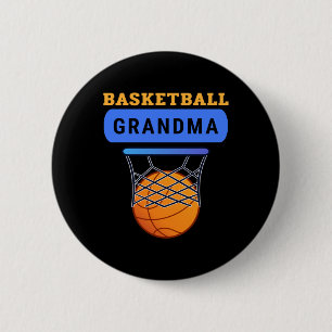 Basketball Grandma 6 Cm Round Badge