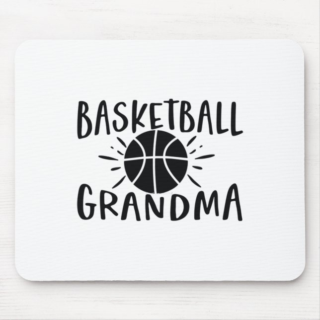 Basketball Grandma Apparel Home Decor  Mouse Mat (Front)