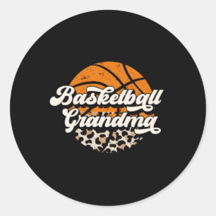 Basketball Grandma Proud Grandma Of A Basketball P Classic Round Sticker