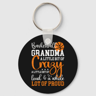 Basketball Grandma Proud Grandmother Of A Basketba Key Ring
