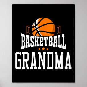 Basketball Grandma Team Sports Fan  Poster