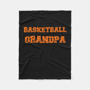 Basketball Grandpa Fleece Blanket