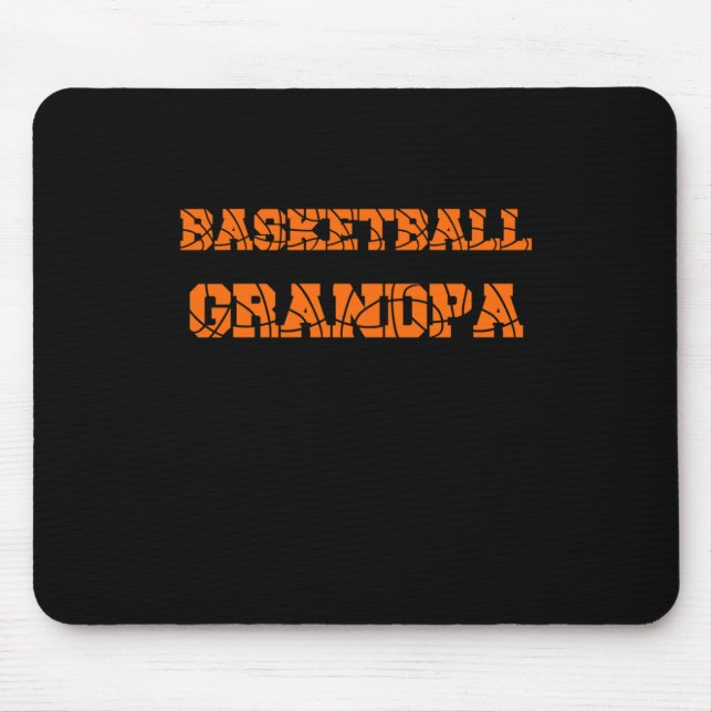 Basketball Grandpa  Mouse Mat (Front)