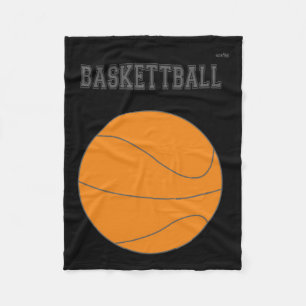 Basketball Graphic #1 Fleece Blanket