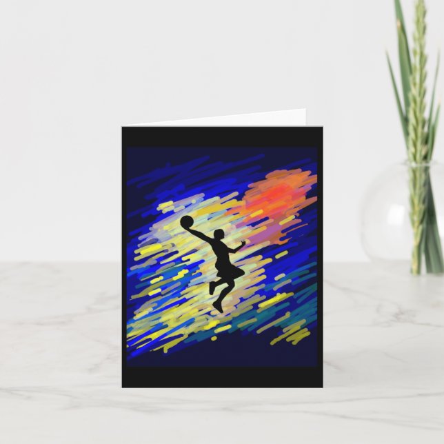 Basketball Graphic  Card (Front)