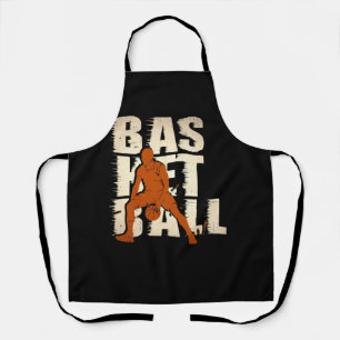 Basketball Graphic Design For Basketball Player Fa Apron