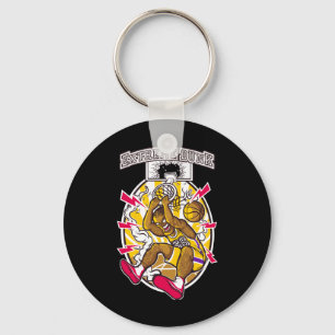 Basketball Graphic Key Ring