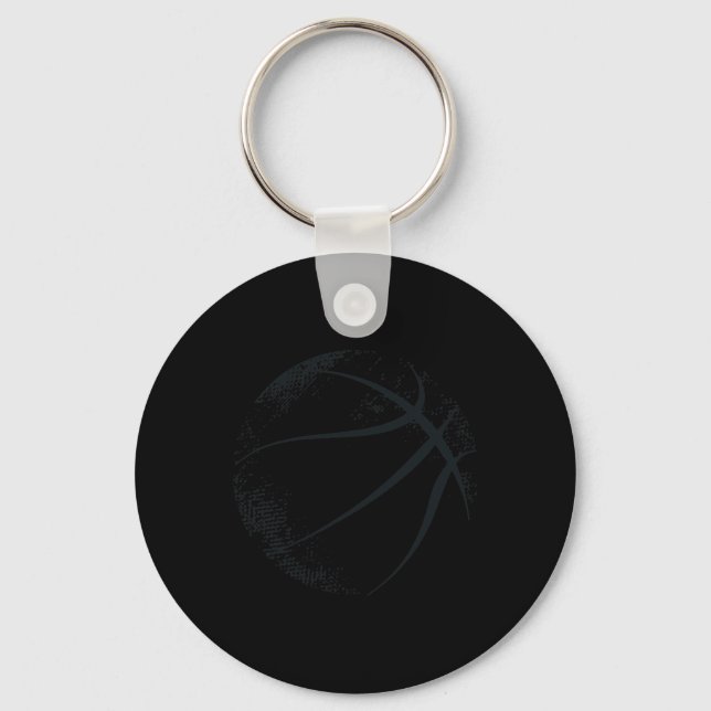 Basketball Graphic Key Ring (Front)
