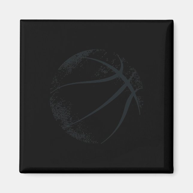 Basketball Graphic Magnet (Front)