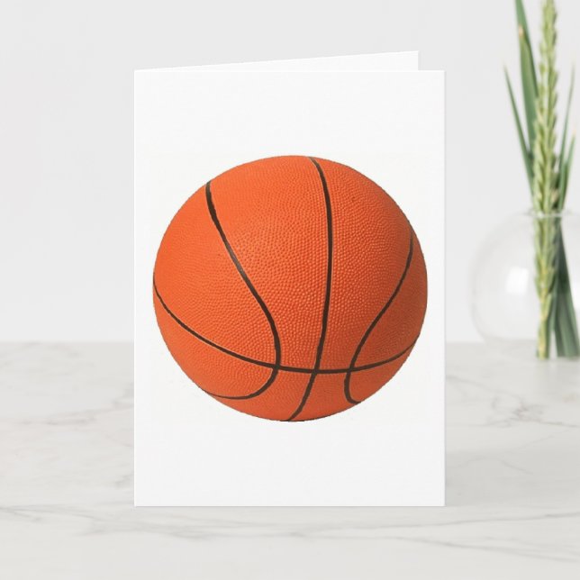 Basketball Greeting Card (Front)