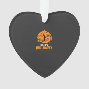 Basketball Halloween Dunk Pumpkin Design_1 Ornament