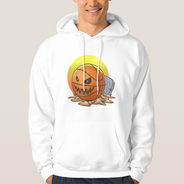 Basketball Halloween  Hoodie (Front)