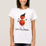 Basketball Halloween T-Shirt<br><div class="desc">This adorable basketball Halloween cartoon is perfect for anyone who loves the sport of basketball.</div>
