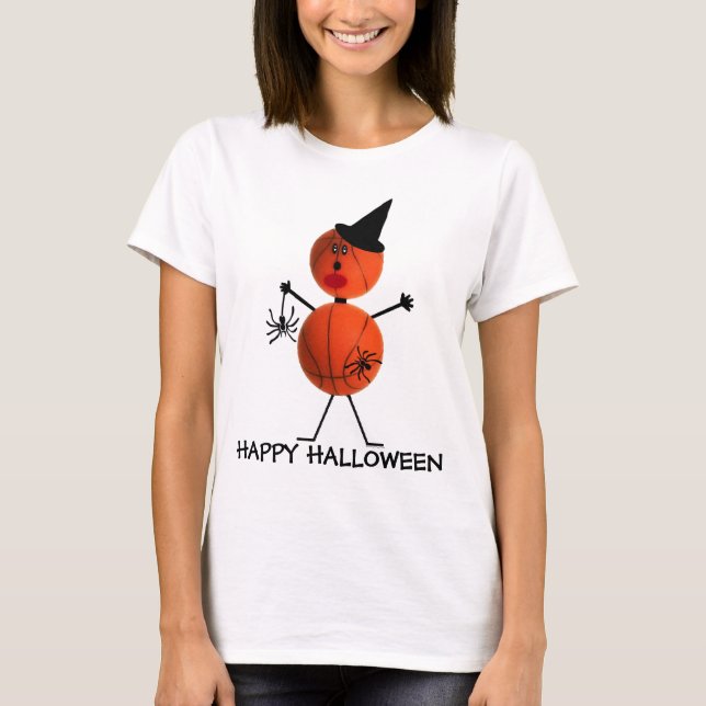 Basketball Halloween T-Shirt (Front)