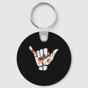 Basketball Hand Sign  Key Ring