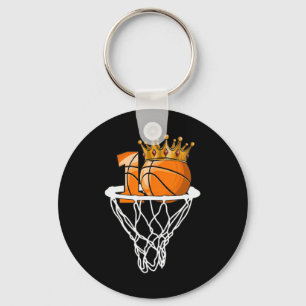 Basketball Happy 10th Birthday Boy Bball 10 Years  Key Ring