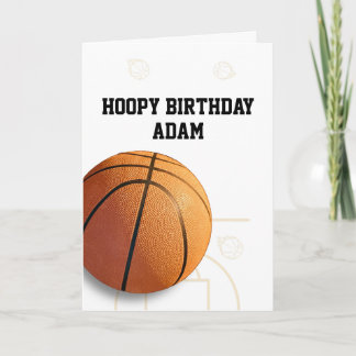 Basketball Happy Birthday Card Sports Funny
