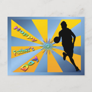 Basketball - Happy Father's Day Postcard