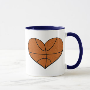 Basketball Heart Mug